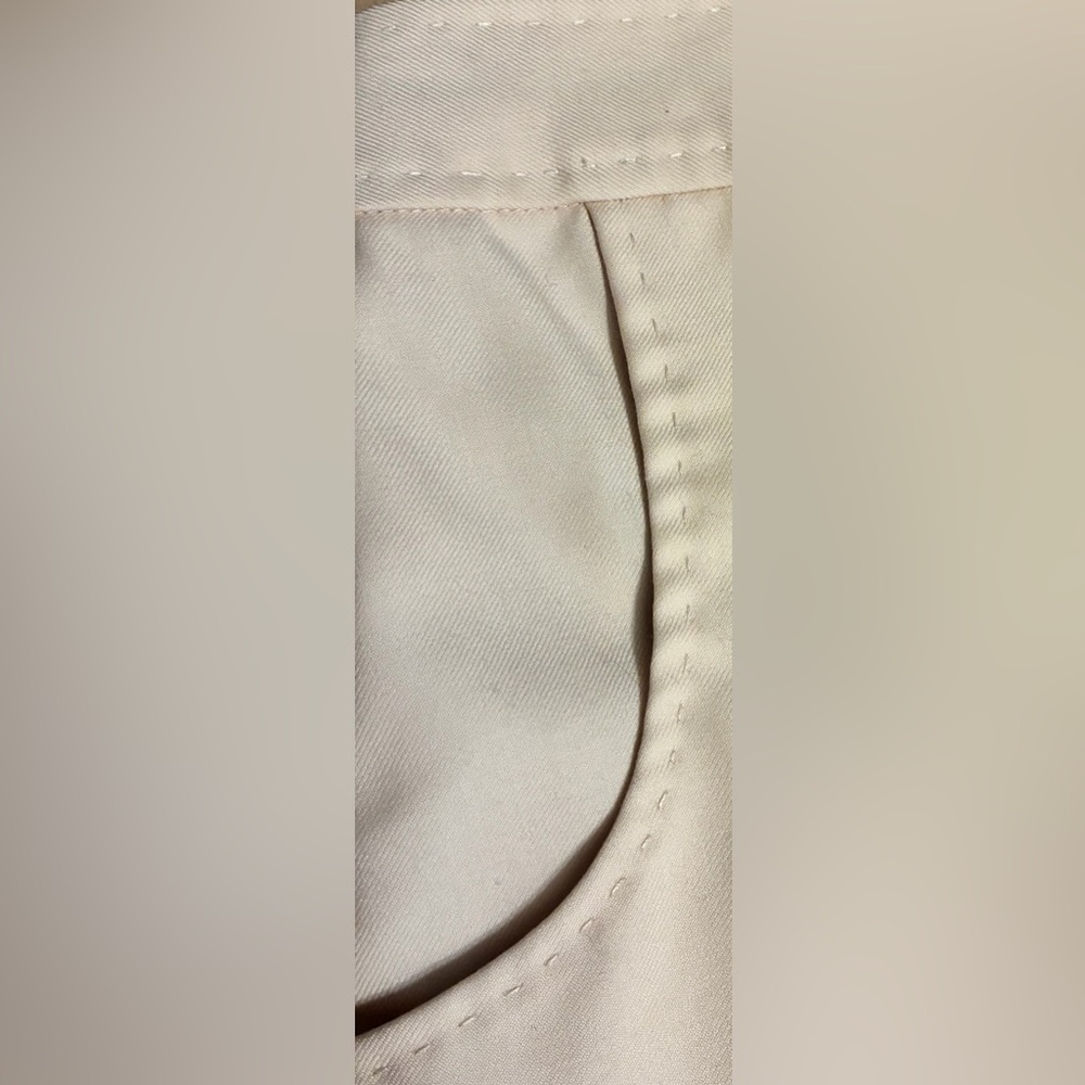 Stella McCartney Cream 100% Wool Tailored Flare Trousers Sz 40 US 4/6 - Picture 9 of 16